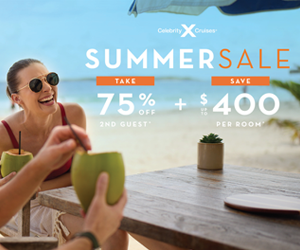 Celebrity Summer Sale - Special cruise offer